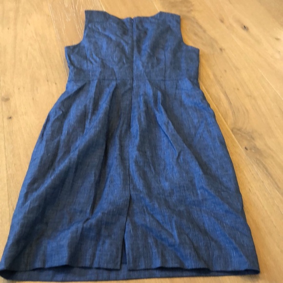 JCrew Chambray Sheath Dress - Picture 4 of 4